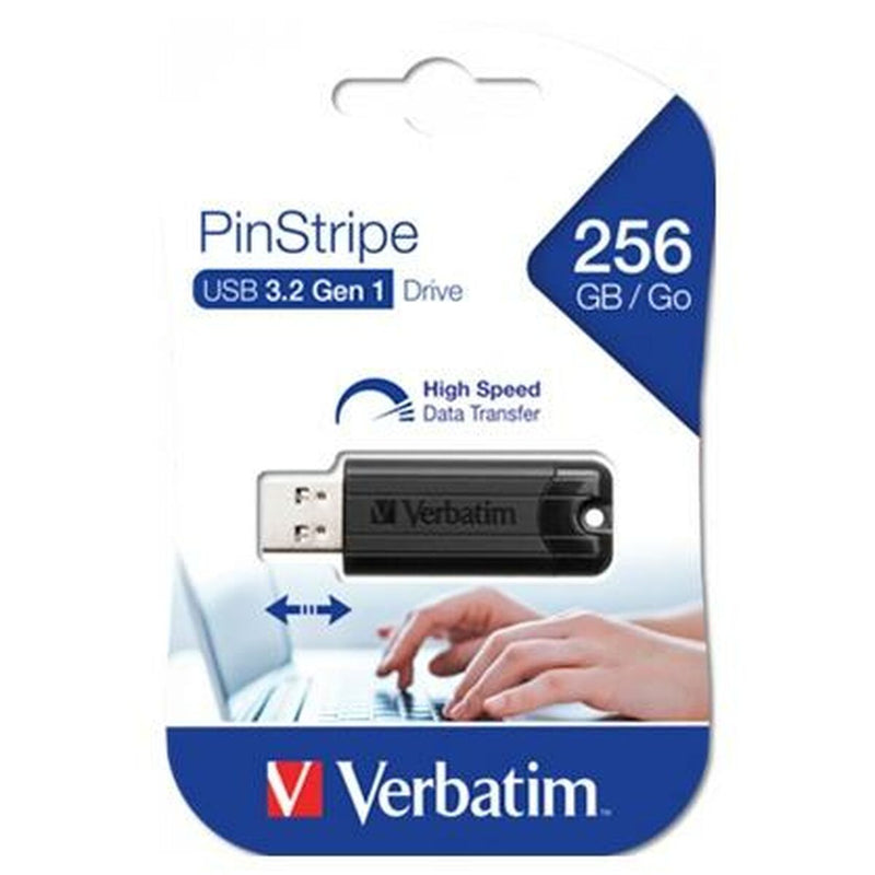 USB Pendrive Verbatim PinStripe 3.0 Schwarz