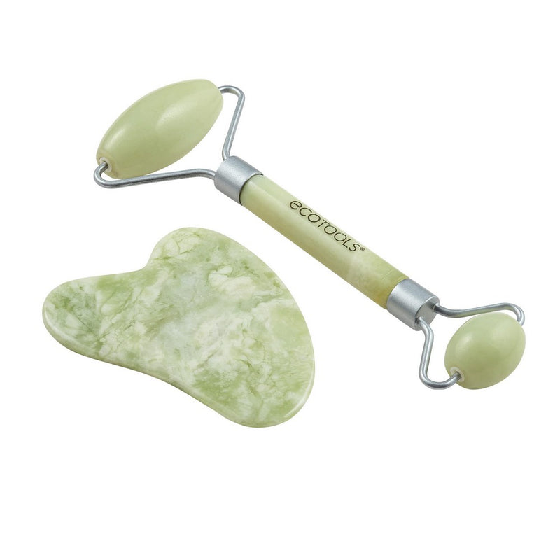 Anti-Aging-Pflege für Gesicht und Hals Ecotools Jade Satz 2 Stücke