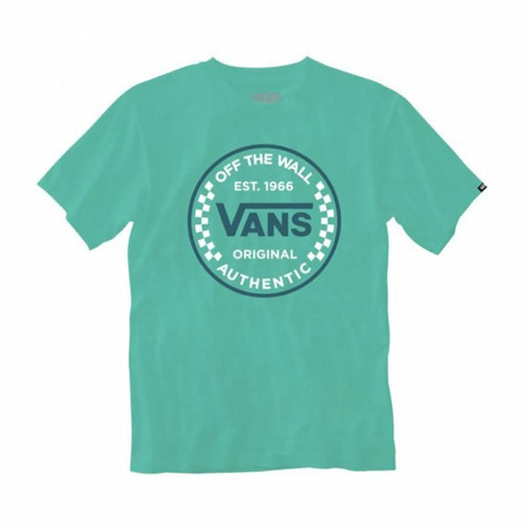 T-Shirt Vans  Authentic Checke Aquamarin