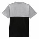 Herren Kurzarm-T-Shirt Vans Colorblock Schwarz Grau