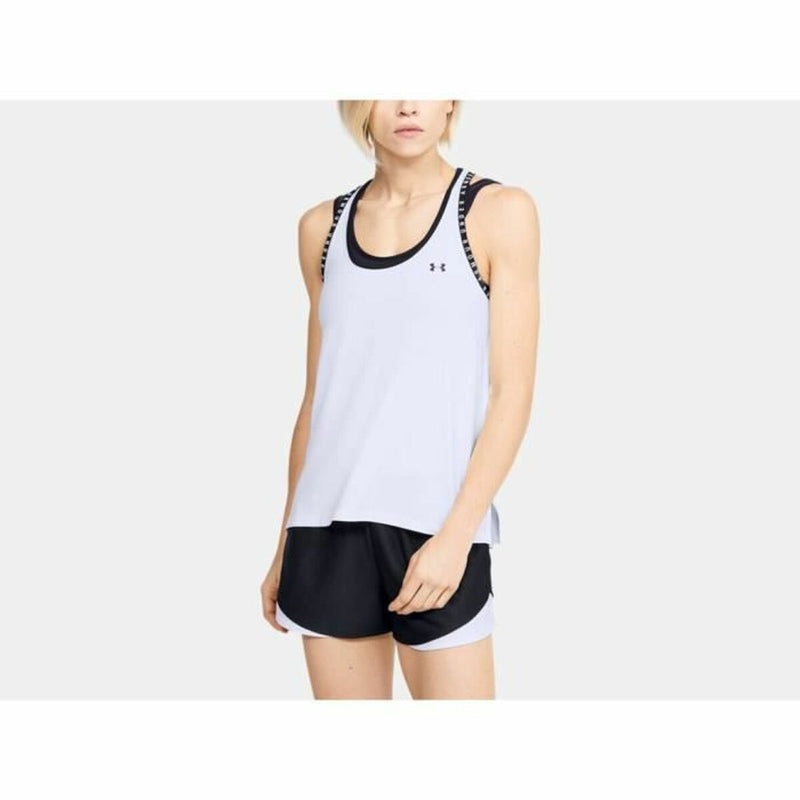 Tanktop Frau Under Armour Knockout Weiß