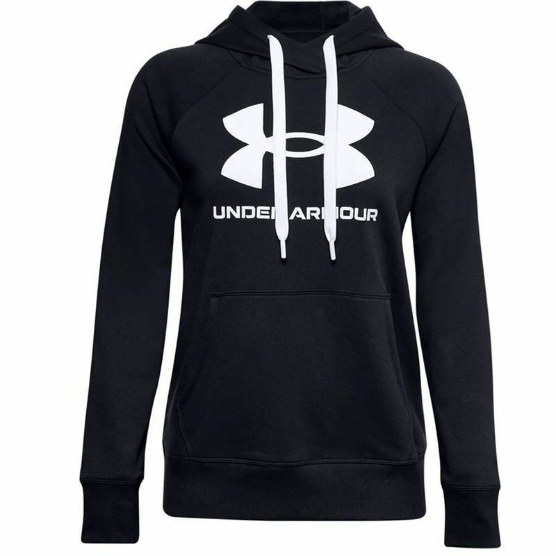 Damen Sweater mit Kapuze Under Armour Rival Fleece Schwarz