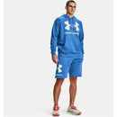 Herren Sweater mit Kapuze Under Armour Rival Big Logo Blau