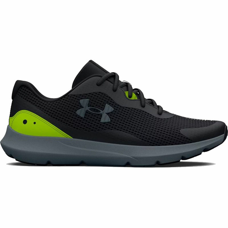 Laufschuhe für Erwachsene Under Armour Surge 3 Schwarz