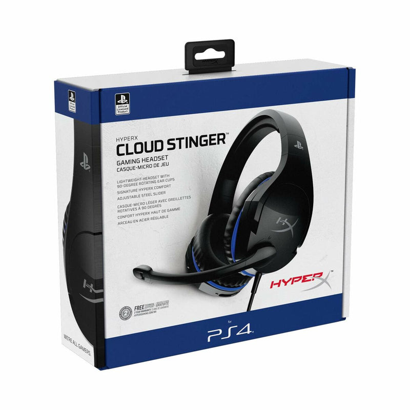 Gaming Headset mit Mikrofon Hyperx Cloud Stinger Schwarz/Blau