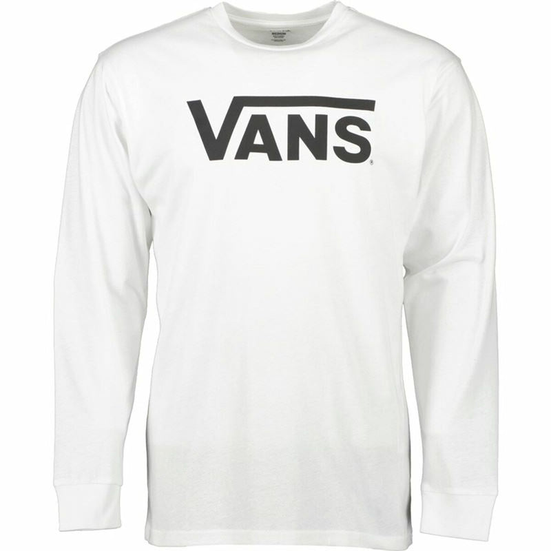 Herren Langarm-T-Shirt Vans Classic Weiß