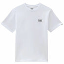 Herren Kurzarm-T-Shirt Vans Mini-Script B Weiß