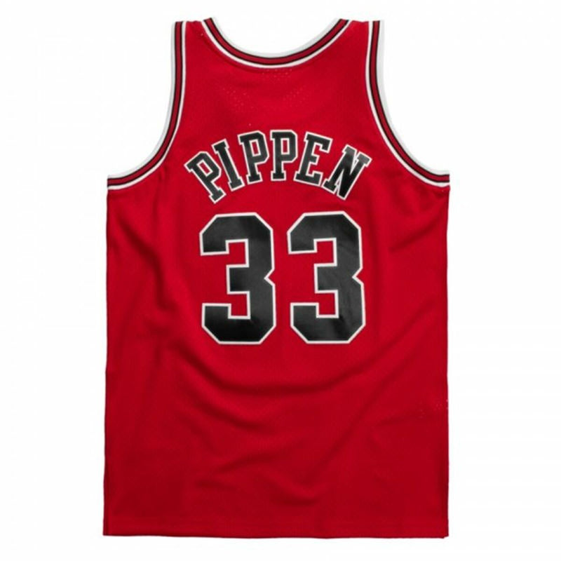 Basketball-T-Shirt Mitchell & Ness Chicago Bull Scotie Pippen Karmesinrot