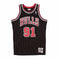 Basketball-T-Shirt Mitchell & Ness Chicago Bull Dennis Rodman Schwarz