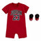 Baby-Sportset Nike  23 Romper Bootie Rot