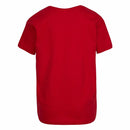 Kurzarm-T-Shirt für Kinder Nike Jordan Jumpamn Air EMB Rot