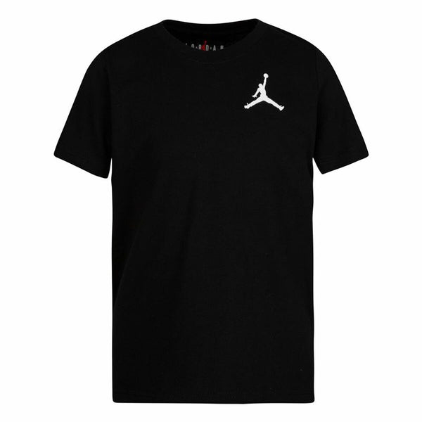 Kurzarm-T-Shirt für Kinder Nike Jordan Jumpamn Air EMB Schwarz