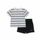 Sportset für Kinder Nike Swoosh Stripe Weiß