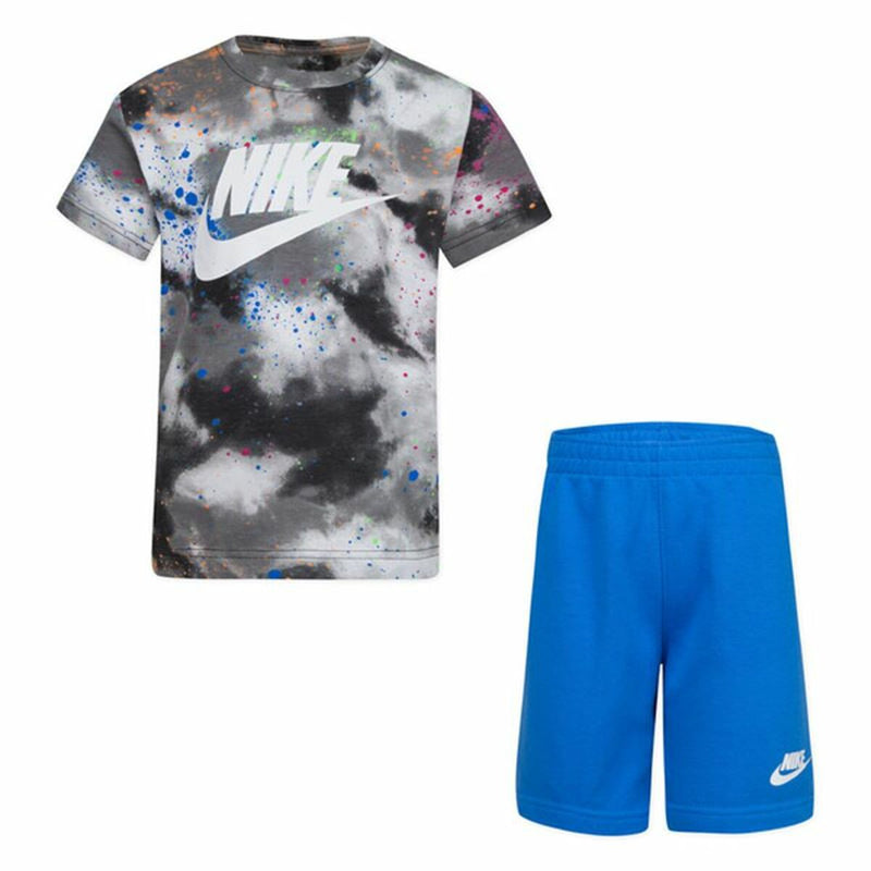 Sportset für Kinder Nike Tie Dye Dunkelgrau