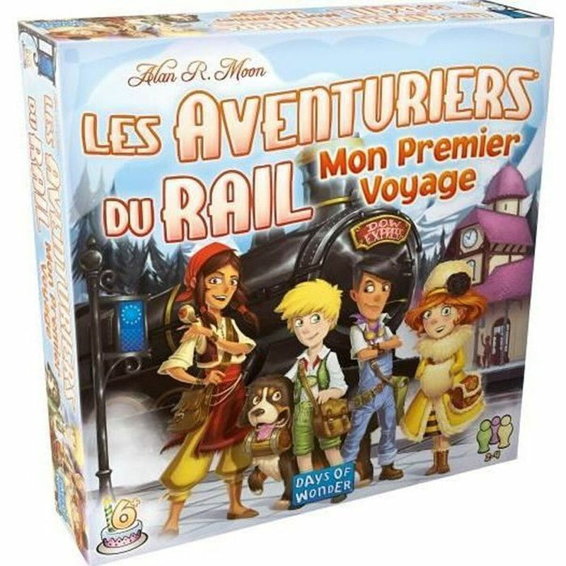 Tischspiel Asmodee Rail Adventurers : My First Voyage (FR) Schwarz Blau Weiß grün