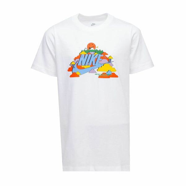 Kurzarm-T-Shirt für Kinder Nike Happy Cloud Weiß