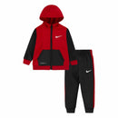 Kinder-Trainingsanzug Nike Therma Fit Schwarz Rot