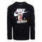 Jungen Sweater ohne Kapuze Nike Snowboarding Schwarz