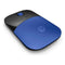 Drahtlose optische Maus HP Z3700 Blau 1200 DPI