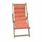 Solseng Jardin Prive Wave Orange Canvas-Stoff Buchenholz (106 x 55 x 95 cm)