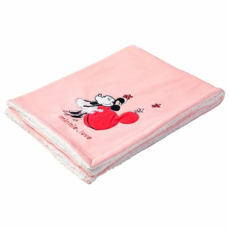 Decke Disney Rosa Minnie Mouse (75 x 100 cm)