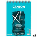 Zeichenblock Canson XL Aquarelle 20 Bettlaken A5 Weiß 5 Stück 300 g/m²