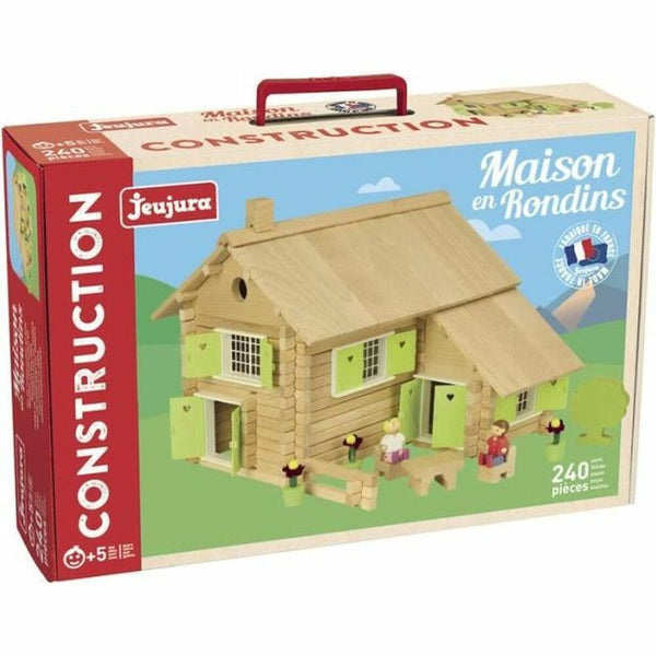 Playset Jeujura  Log house 240 Stücke (240 Stücke)