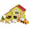 Playset Jeujura My Wooden Farm (180 Stücke)