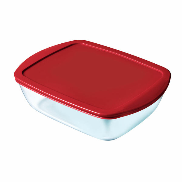 Lunchbox Pyrex Cook & Store Kristall Rot (1 L)