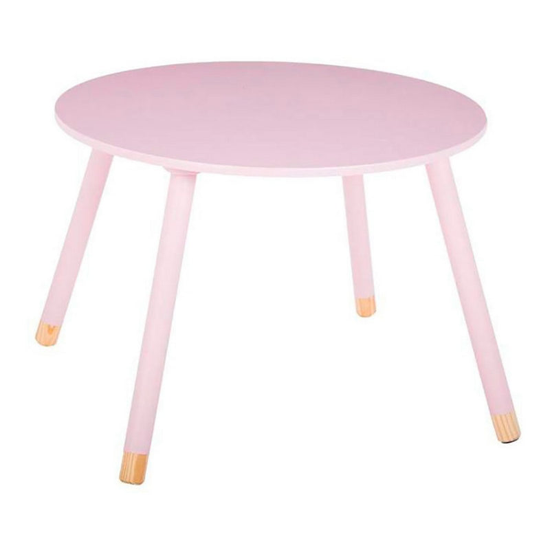 Kindertisch 5five kreisförmig Rosa Holz MDF (Ø 60 x 43,5 cm)