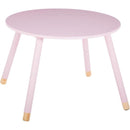 Kindertisch 5five kreisförmig Rosa Holz MDF (Ø 60 x 43,5 cm)