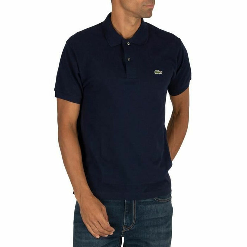 Herren Kurzarm-Poloshirt Lacoste Marineblau S