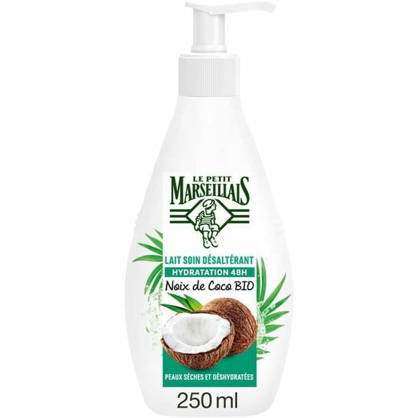 Body milk Le Petit Marseillais Coco Feuchtigkeitsspendend 12 Stück (250 ml)