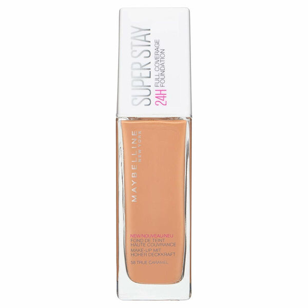 Fluid Makeup Basis Superstay Maybelline Full Coverage 58-true caramel (Restauriert B)