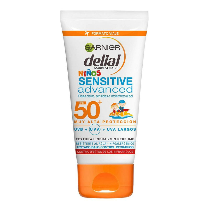 Kindersonnenmilch Garnier Sensitive Advanced SPF 50+ (50 ml)