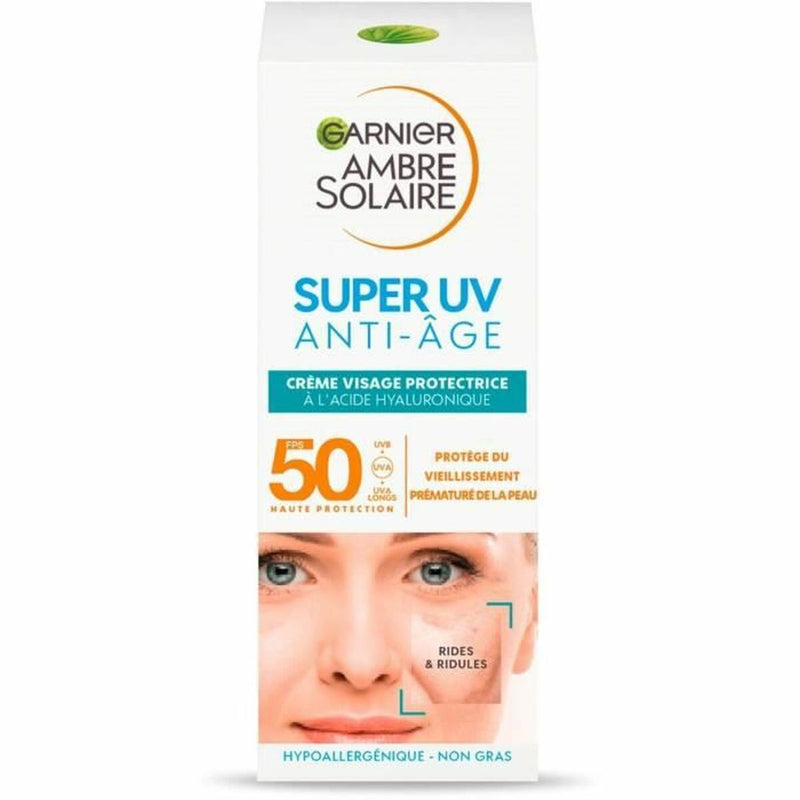 Sonnencreme Garnier Anti-Aging Spf 50 Hyaluronsäure (50 ml)