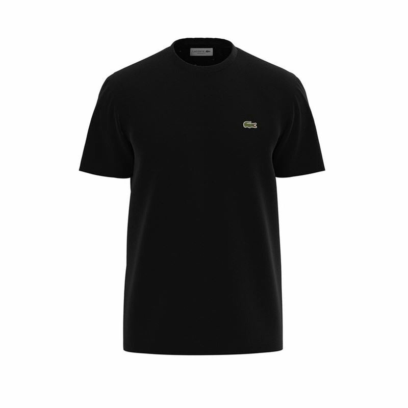 Herren Kurzarm-T-Shirt Lacoste Schwarz