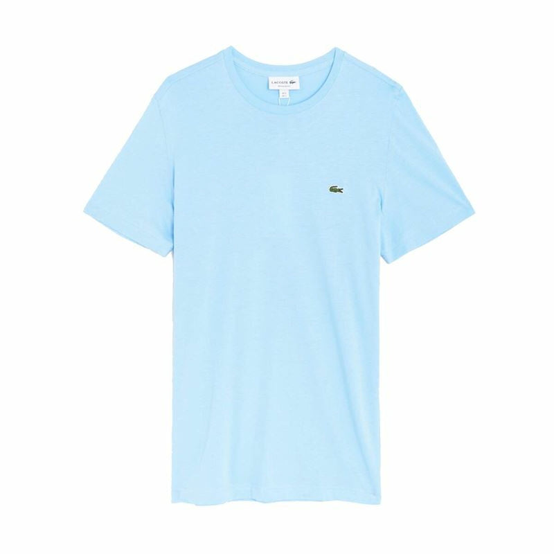 Herren Kurzarm-T-Shirt Lacoste Regular Fit Hellblau