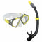 Taucherbrille mit Schnorchel Aqua Sphere Hawkeye Grau Schwarz