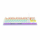 Gaming Tastatur The G-Lab Mercury Weiß AZERTY