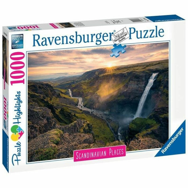 Puzzle Ravensburger Iceland: Kirkjuffellsfoss  (1000 Stücke)