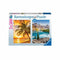 Puzzle Ravensburger Mountains & Beach 2 x 500 Stücke