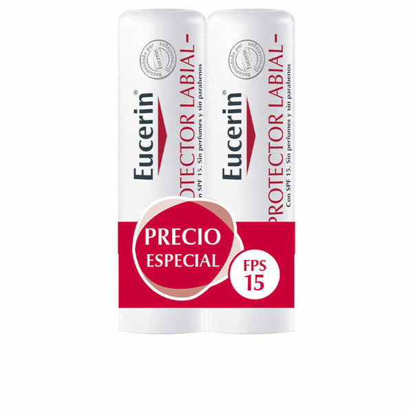 Lippenbalsam Eucerin PH5 Pack Spf 15 2 Stück (4,8 g)