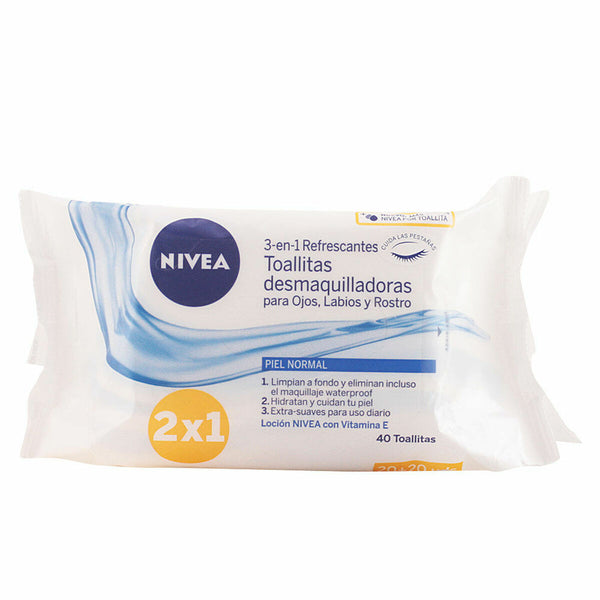 Make-up-Entferner-Tücher Nivea (40 uds)