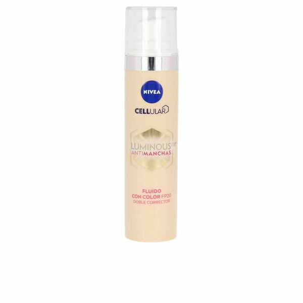 Lotion mit Farbmittel Nivea Luminous 630º Antifleckenbehandlung Spf 20 (40 ml)