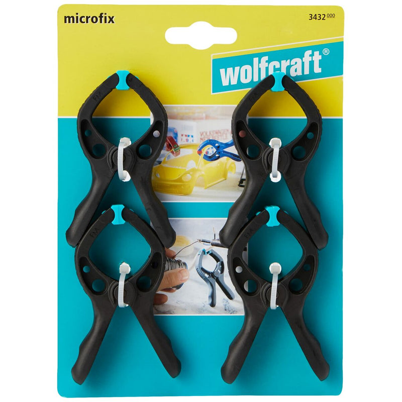 Klemme Wolfcraft microfix 4 Stück