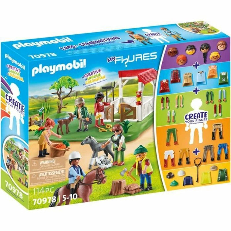 Playset Playmobil 70978 My Figures: Horse Ranch