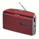 Tragbares Radio Grundig Rot Analog