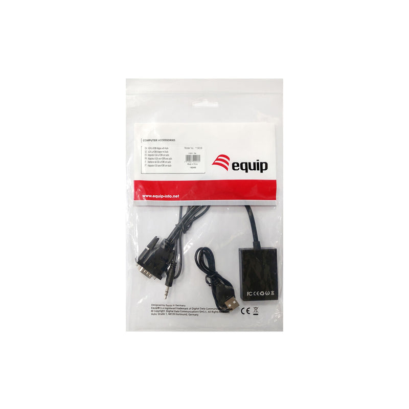 VGA-zu-HDMI-Adapter mit Audio Equip 119038