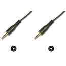 Audiokabel (3,5 mm) Digitus CCS 2X0.10/10 M/M Schwarz